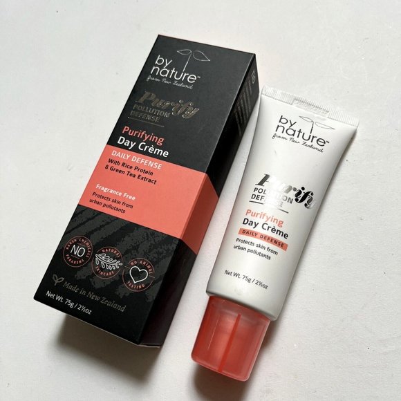 Bundle 2pc New BY NATURE Purify Pollution Defense Day Crème + Face Serum - Picture 4 of 5